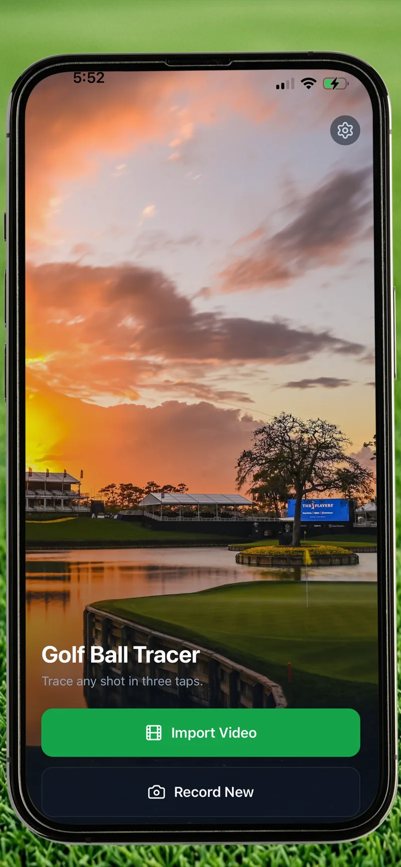 Home — Golf Ball Tracer app screenshot