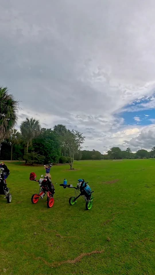 Golf Ball Tracer example: Out on the course